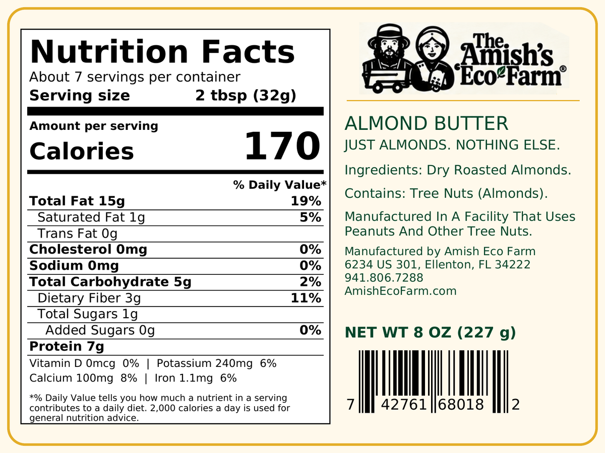 One Ingredient Almond Butter