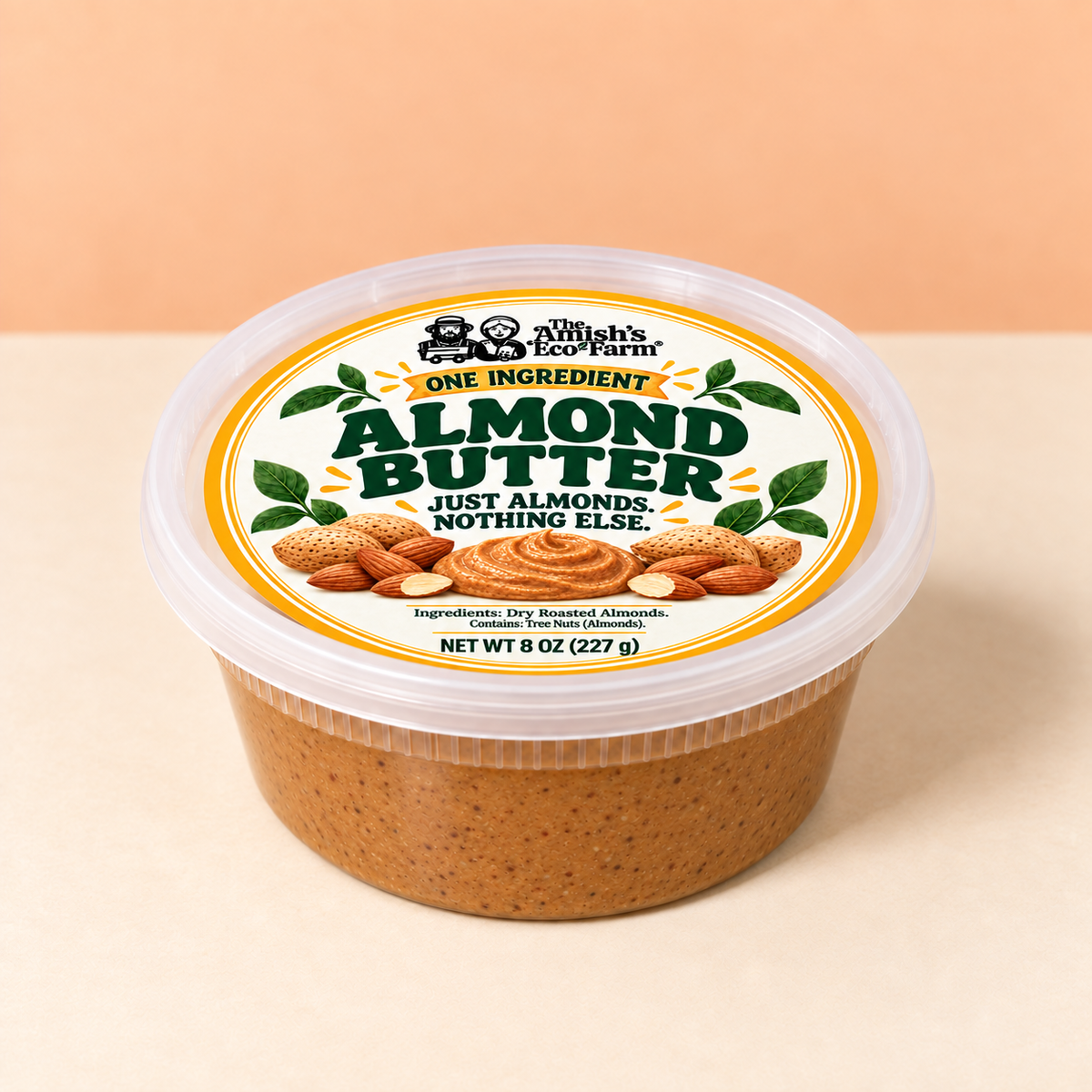 One Ingredient Almond Butter