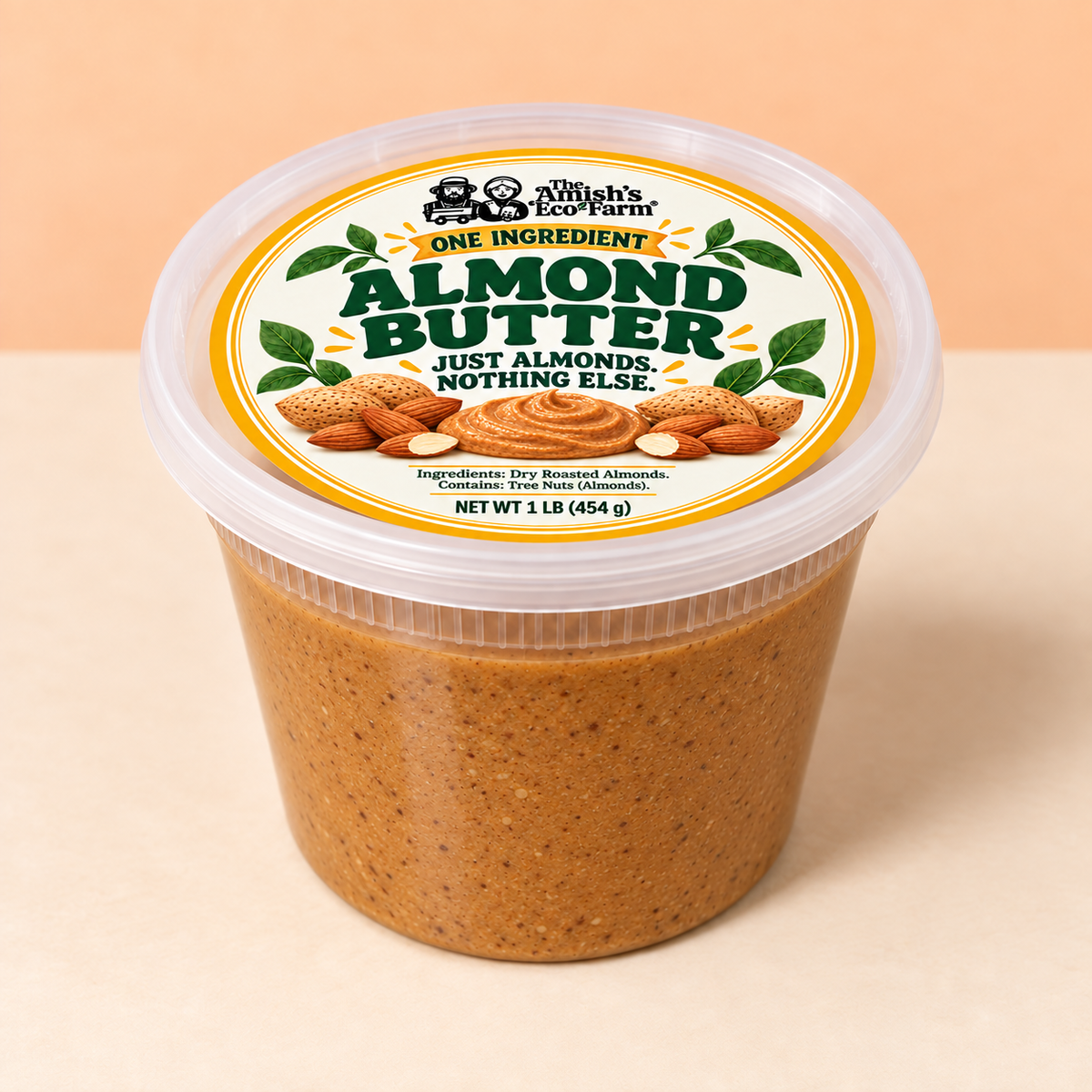 One Ingredient Almond Butter