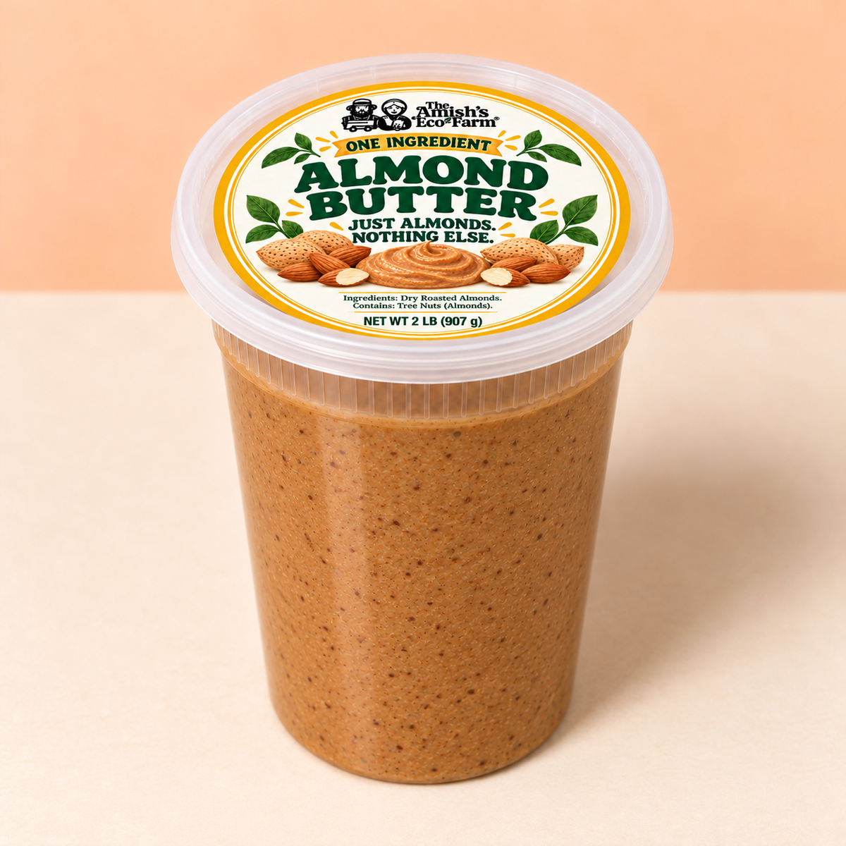 One Ingredient Almond Butter